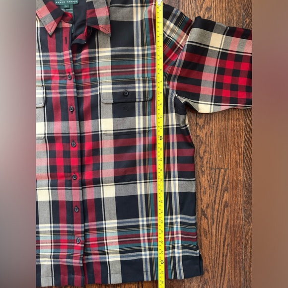 Ralph Lauren Plaid Wool Blouse - Picture 15 of 16